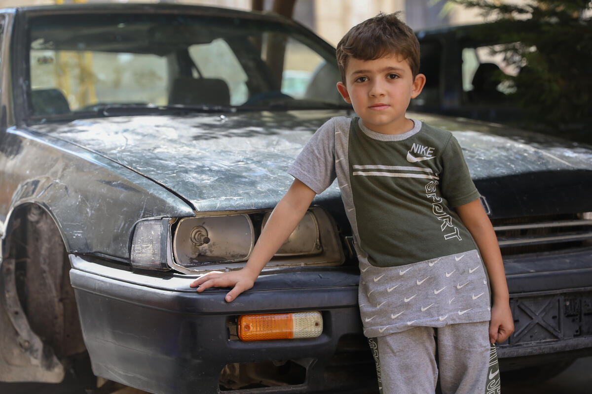 Abed is a 7-year-old Syrian refugee who only knows life in Lebanon.