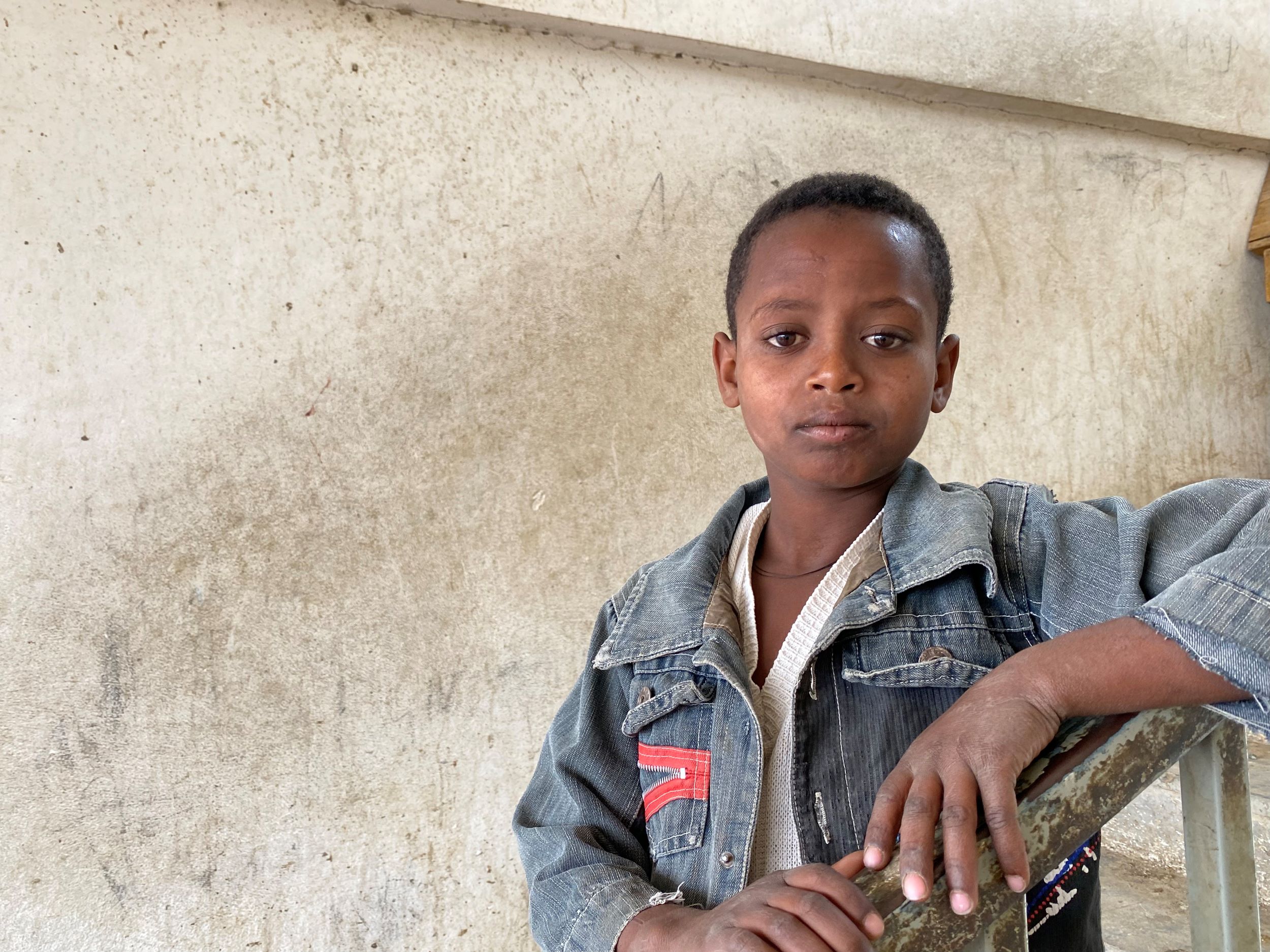 Ten-year-old Ethiopian boy