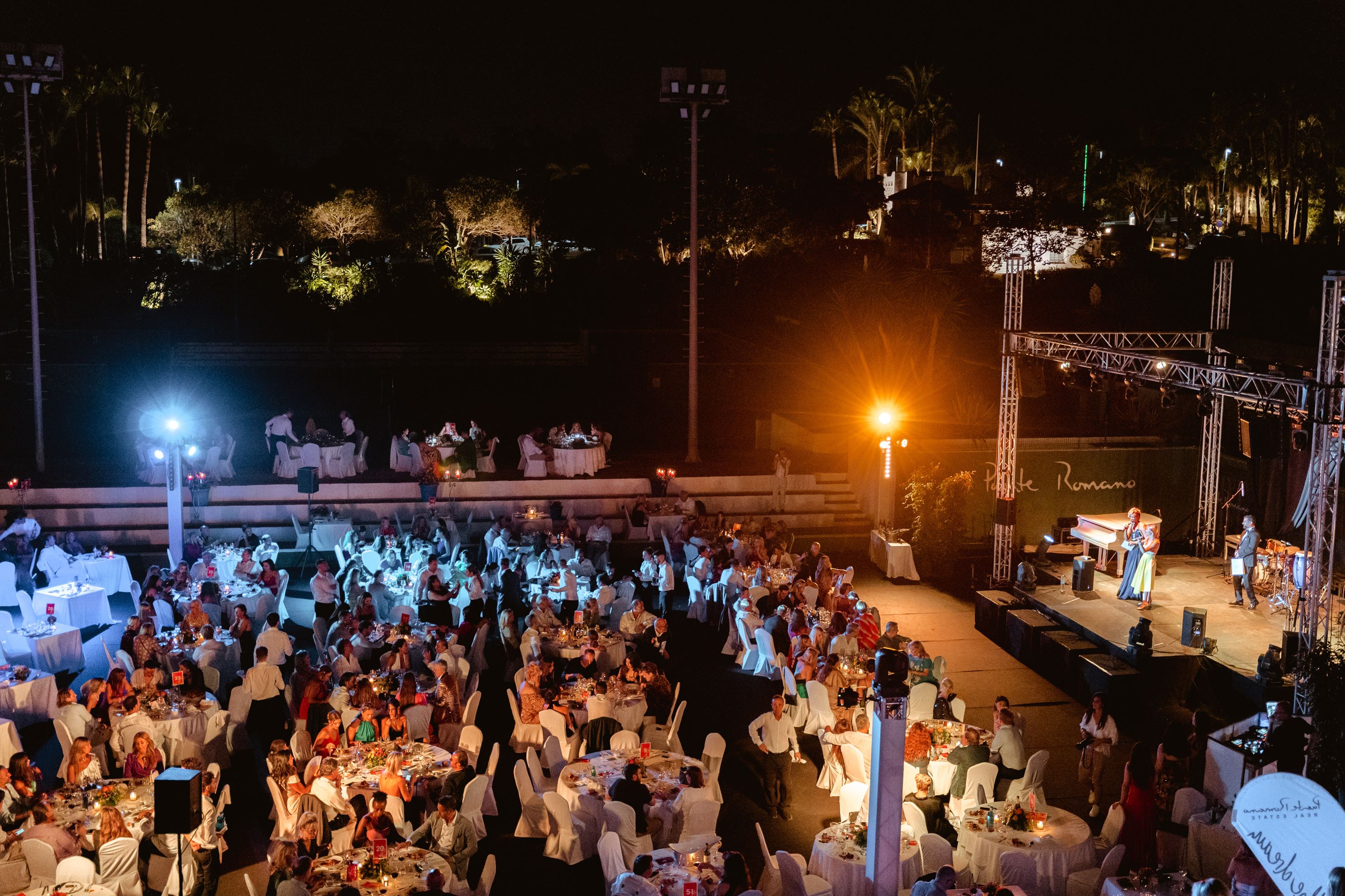Aerial view of 2023 World Vision Gala