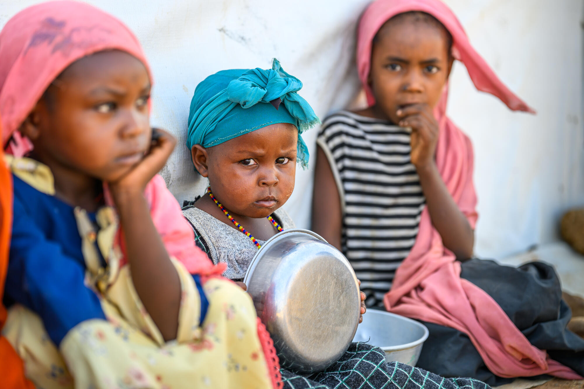 Refugee children facing starvation