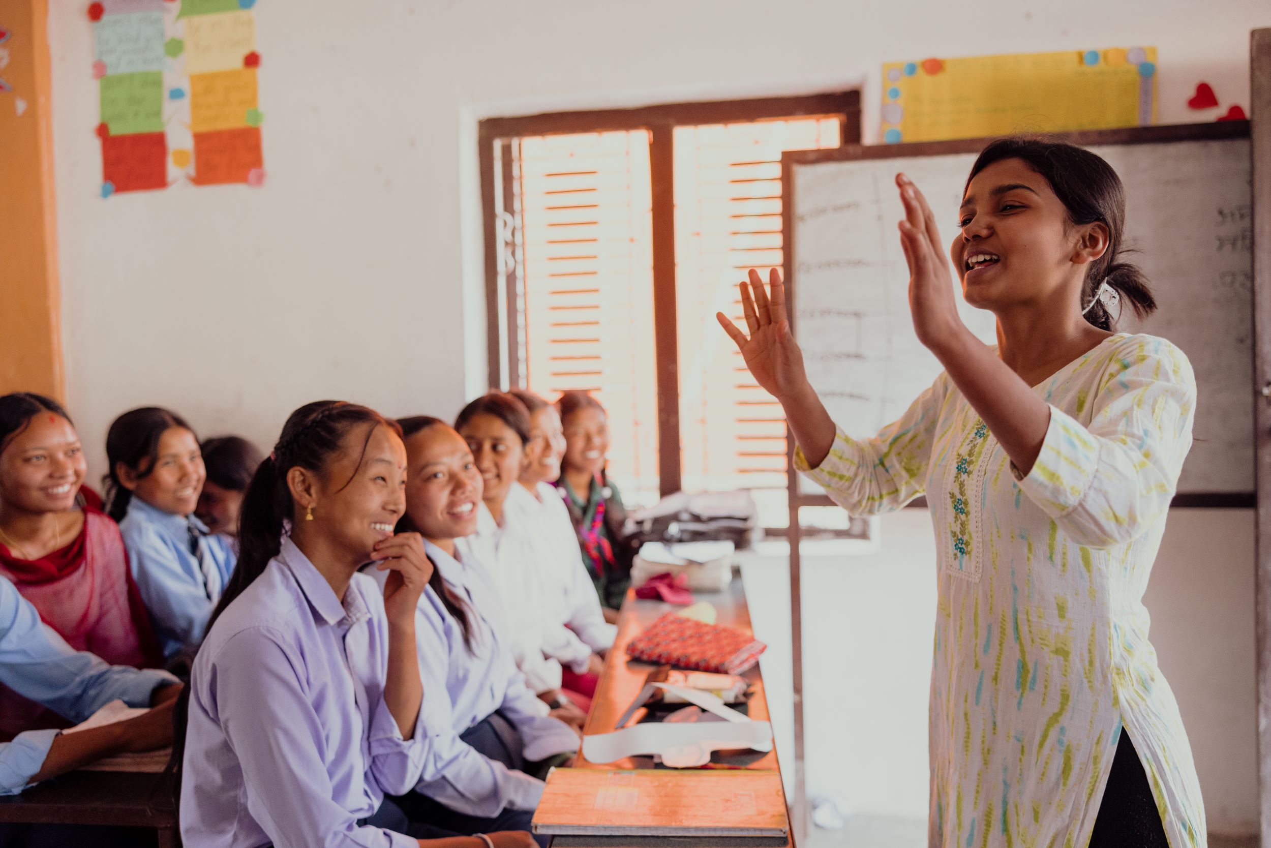 Child Sponsorship has give Susma the confidence to speak out and the drive to become a teacher