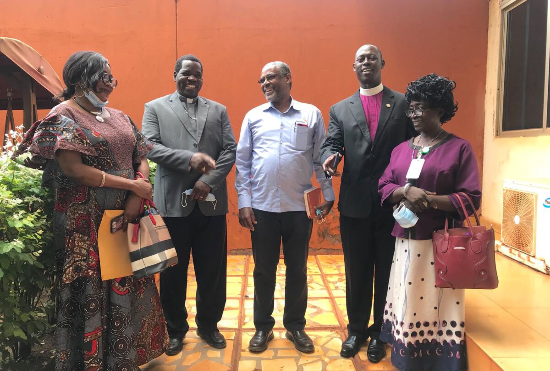 World Vision staff in South Sudan meet before the child soldier project launch