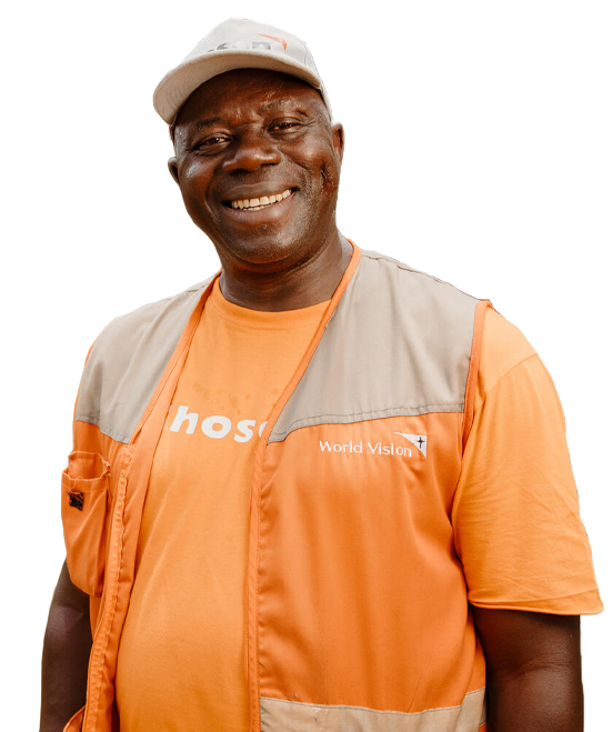 A World Vision Sierra Leone team member