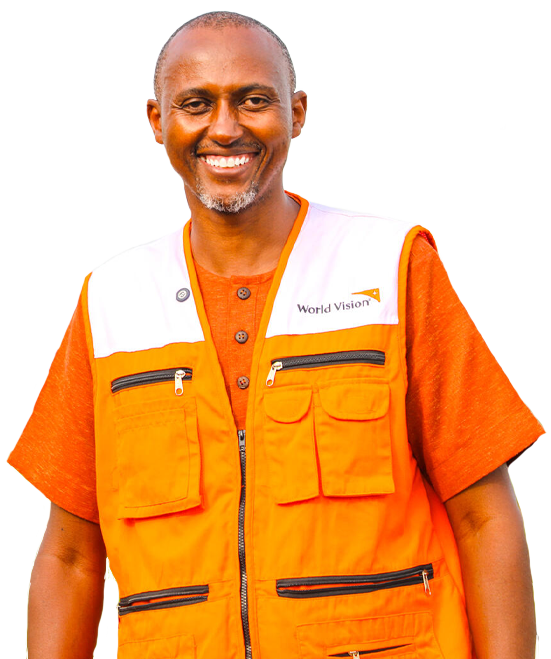 Jeremiah, a World Vision team member in Uganda