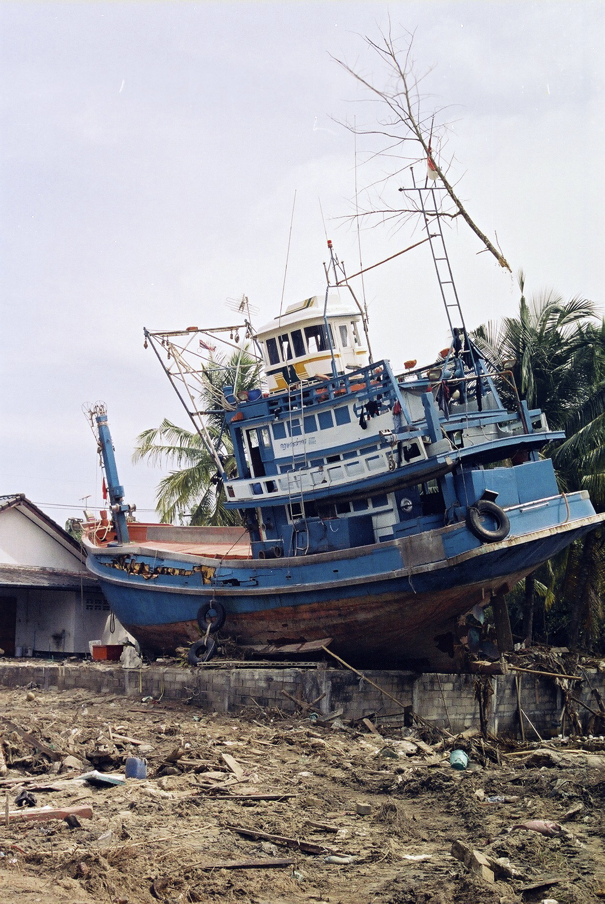 The fishing village of Baan Nam Khem was the worst hit stretch of coast from the Boxing Day tsunami.