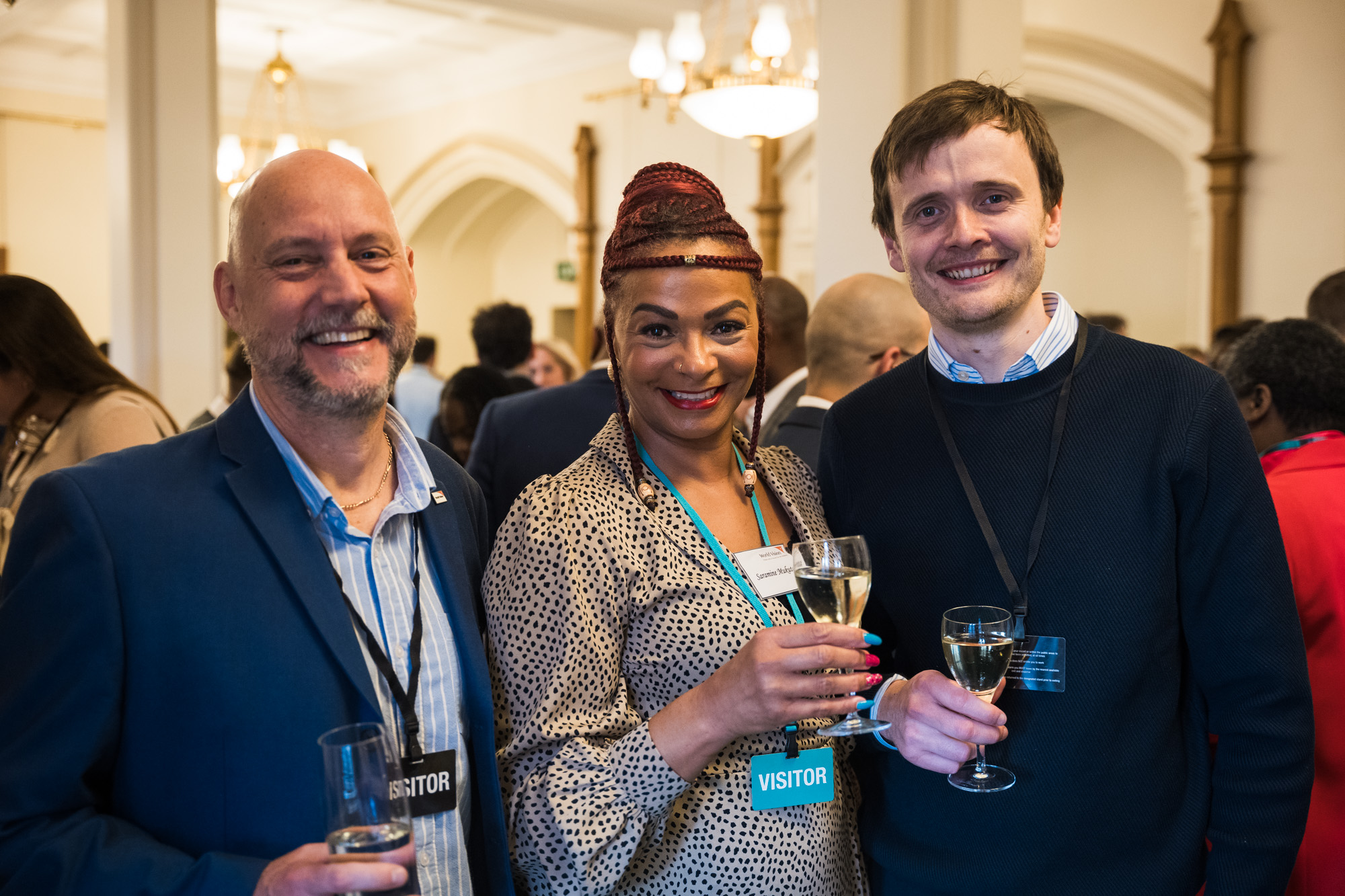 World Vision staff at the launch of a parliamentary report