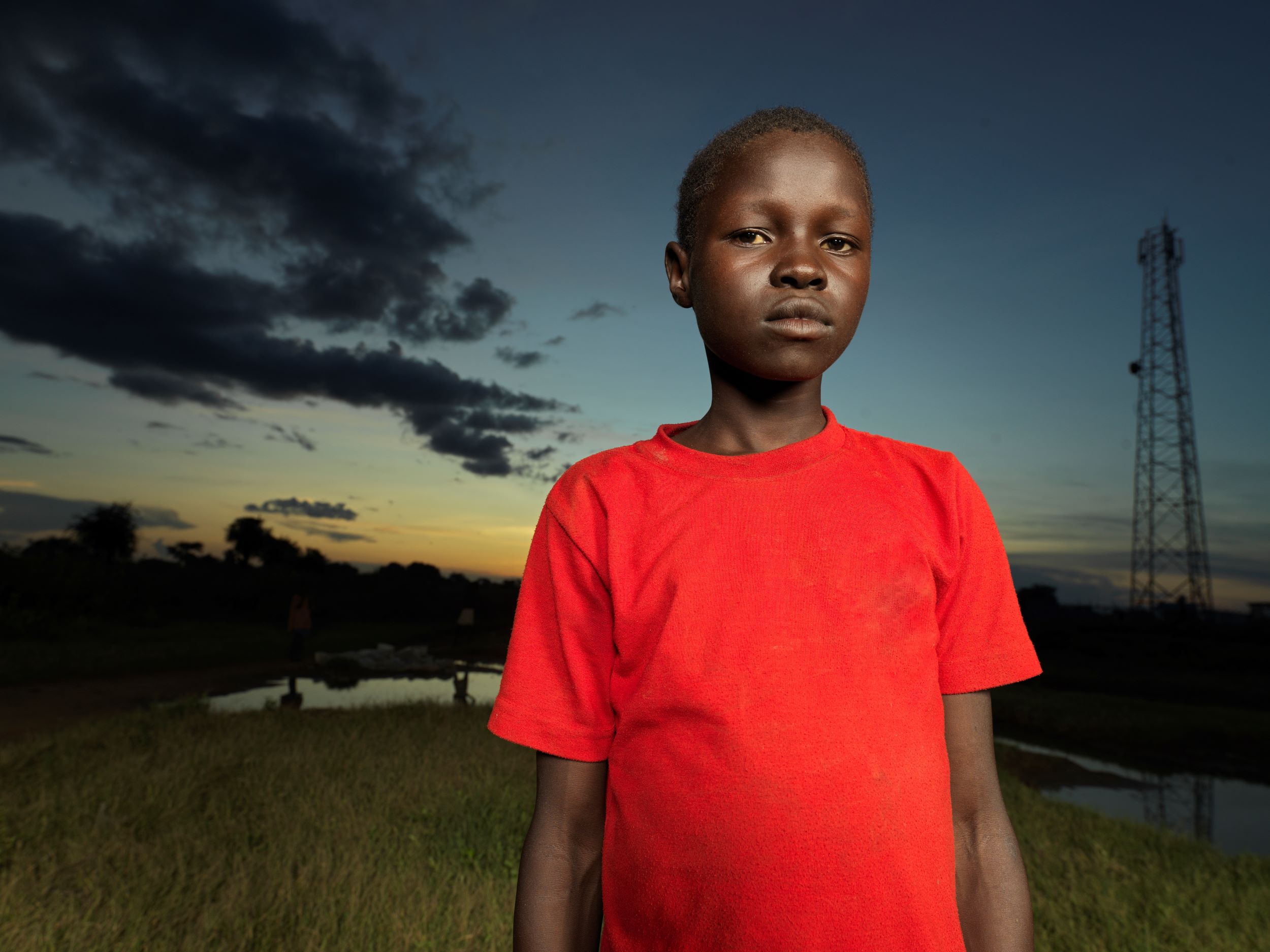 A South Sudanese girl, orphaned and alone at 10